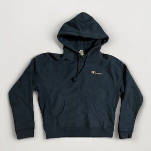 Champion Boys Navy Blue Sweater Pullover‎ Hoodie Medium